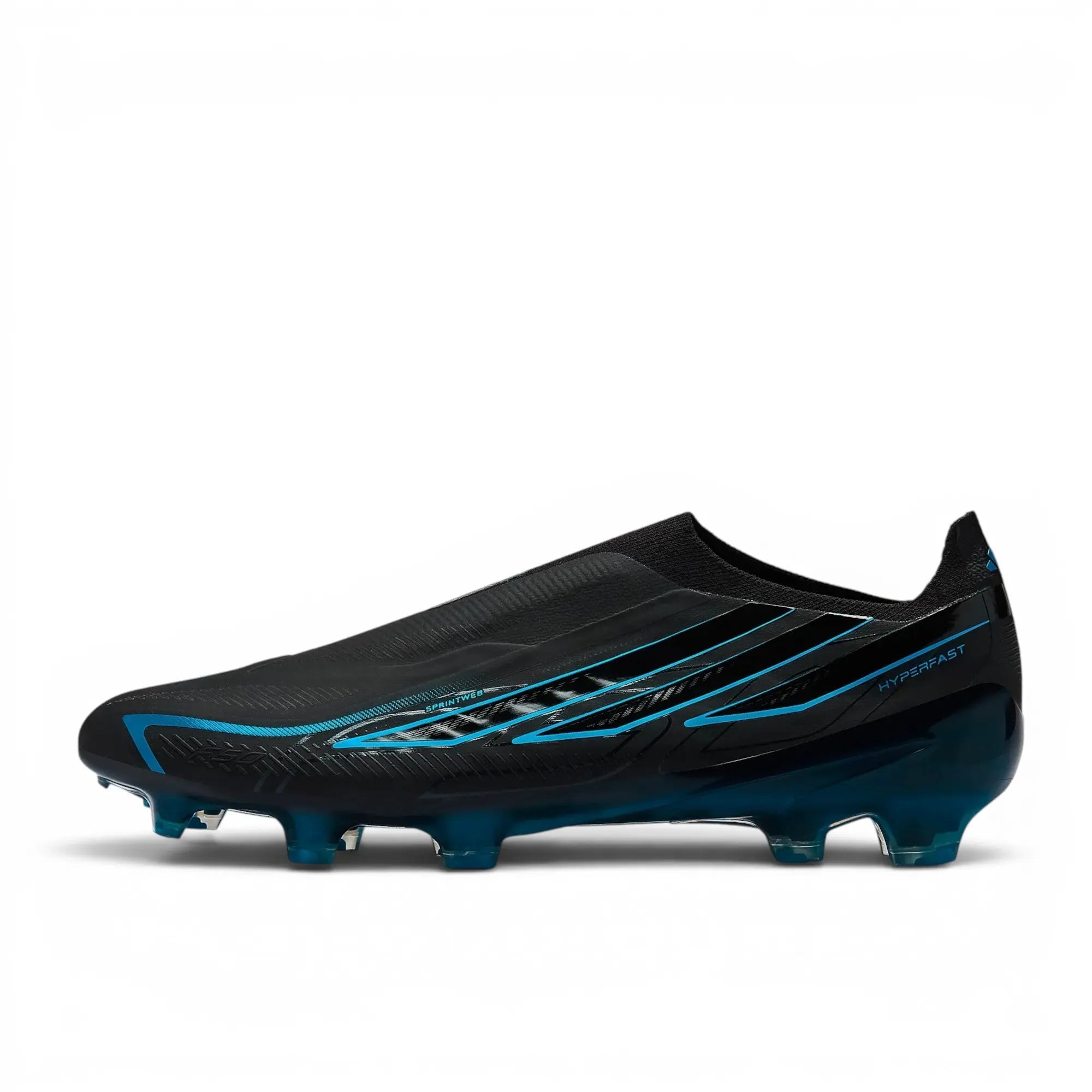 Adidas F50 Hyperfast Elite Laceless FG Immortal DNA - Noir/Lucid Ray Blue