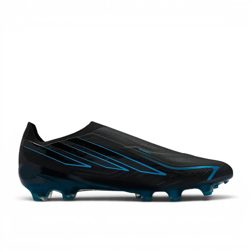 Adidas F50 Hyperfast Elite Laceless FG Immortal DNA - Noir/Lucid Ray Blue