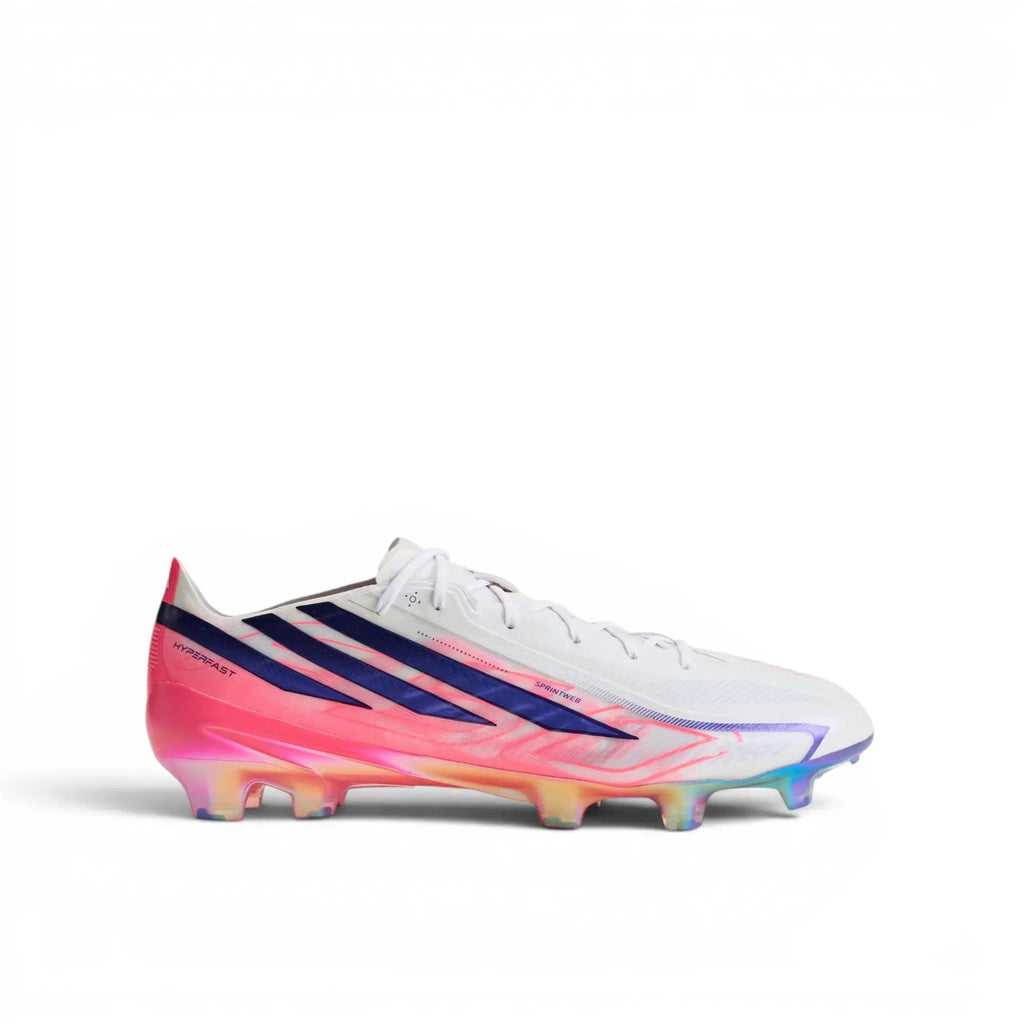 F50 Hyperfast Elite FG Control or Chaos - Blanc/Violet/Solar Turbo