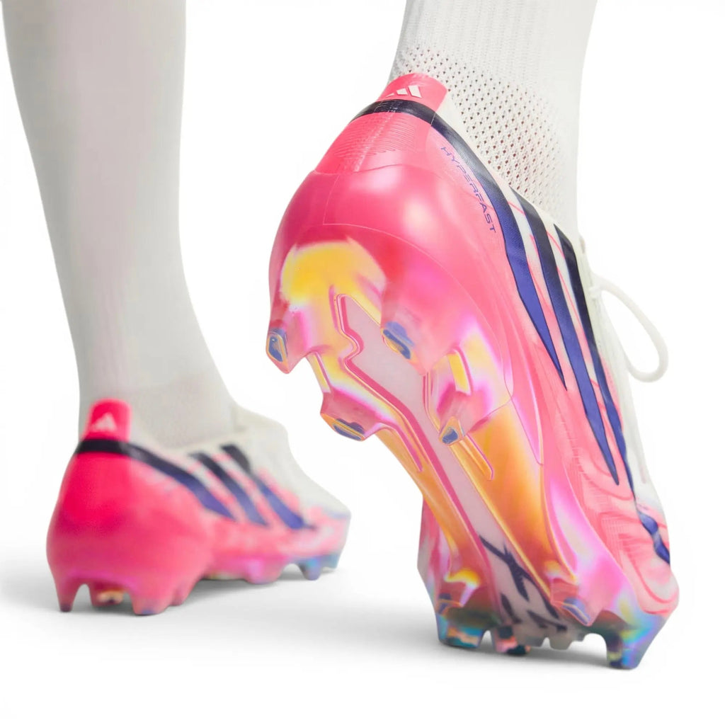 F50 Hyperfast Elite FG Control or Chaos - Blanc/Violet/Solar Turbo