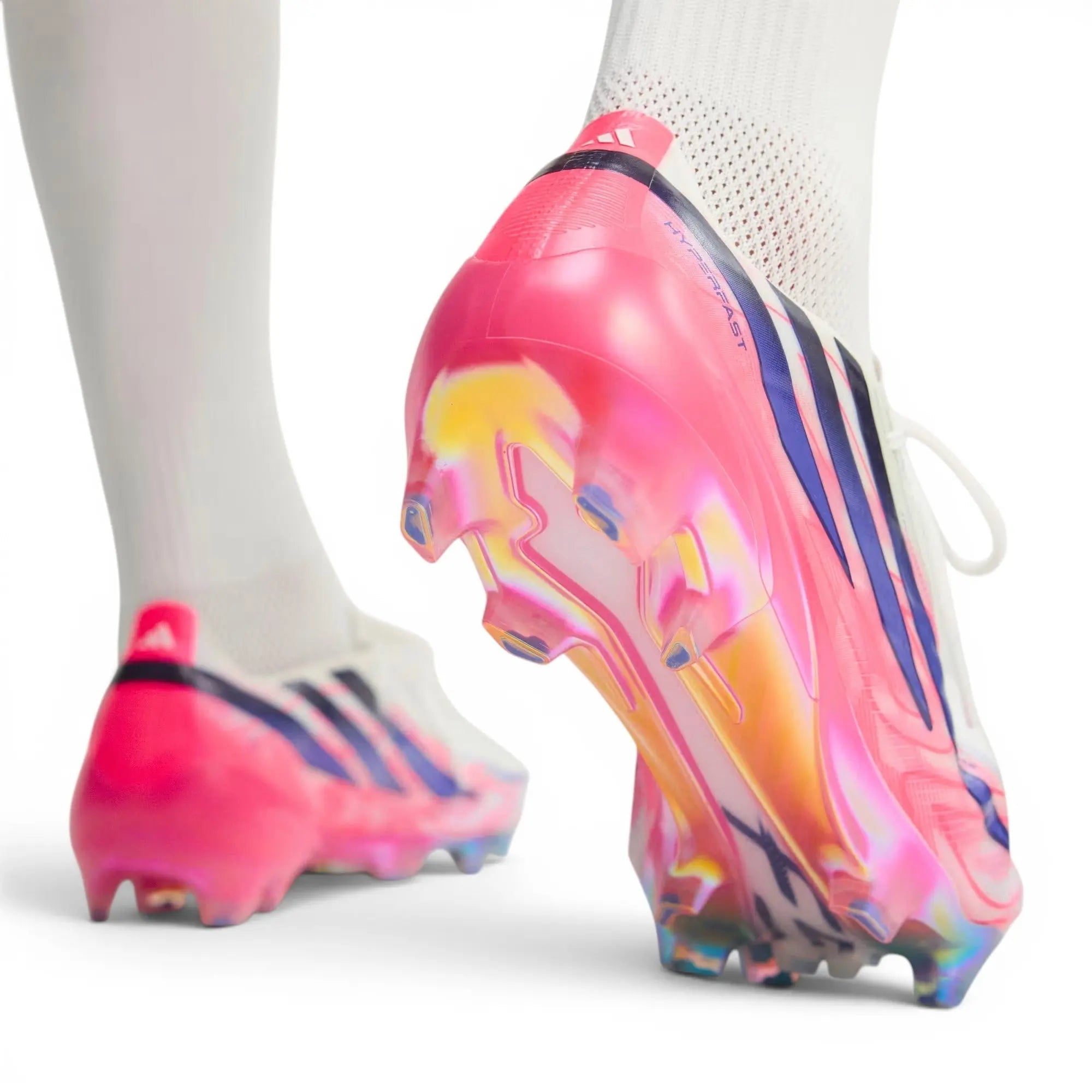 F50 Hyperfast Elite FG Control or Chaos - Blanc/Violet/Solar Turbo