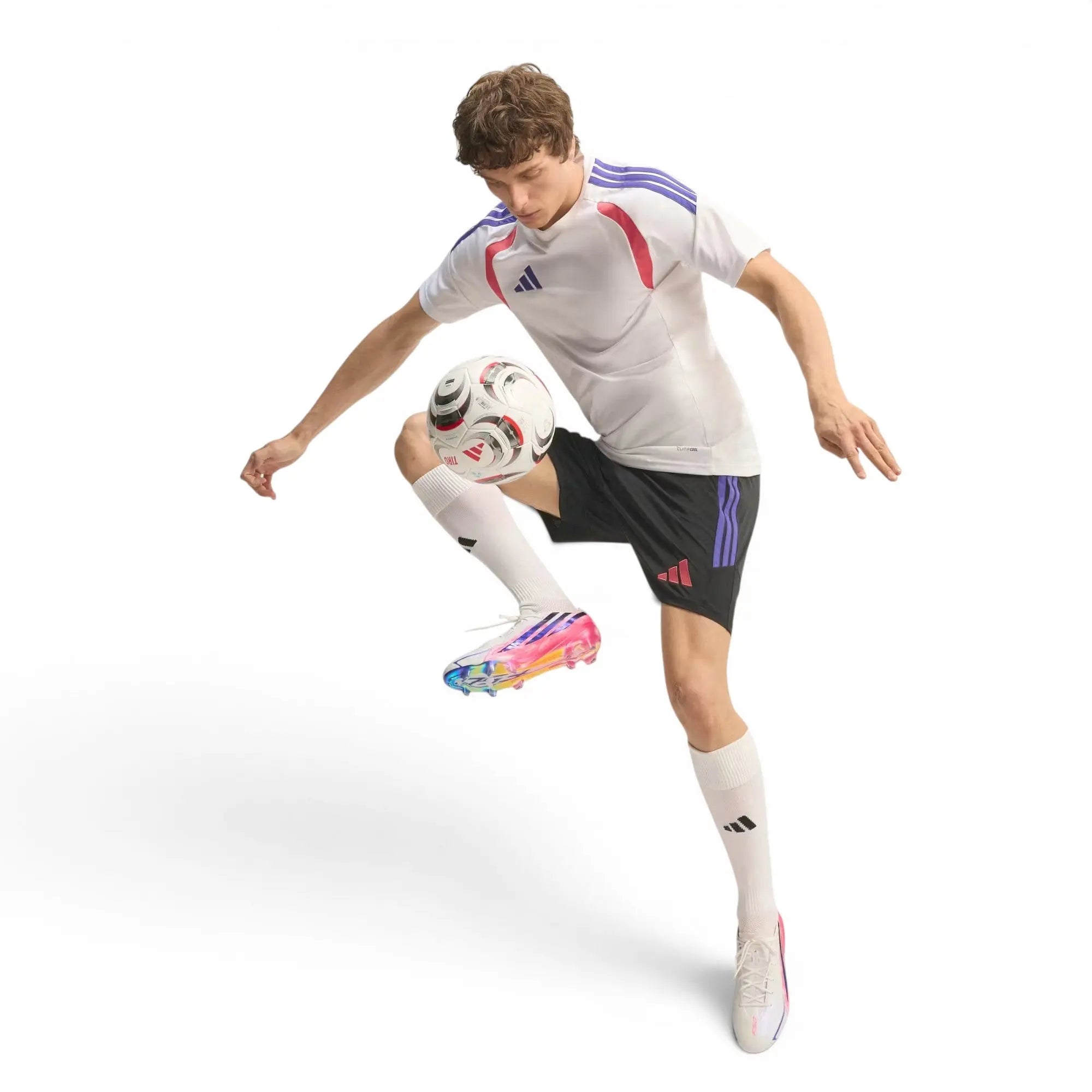 F50 Hyperfast Elite FG Control or Chaos - Blanc/Violet/Solar Turbo