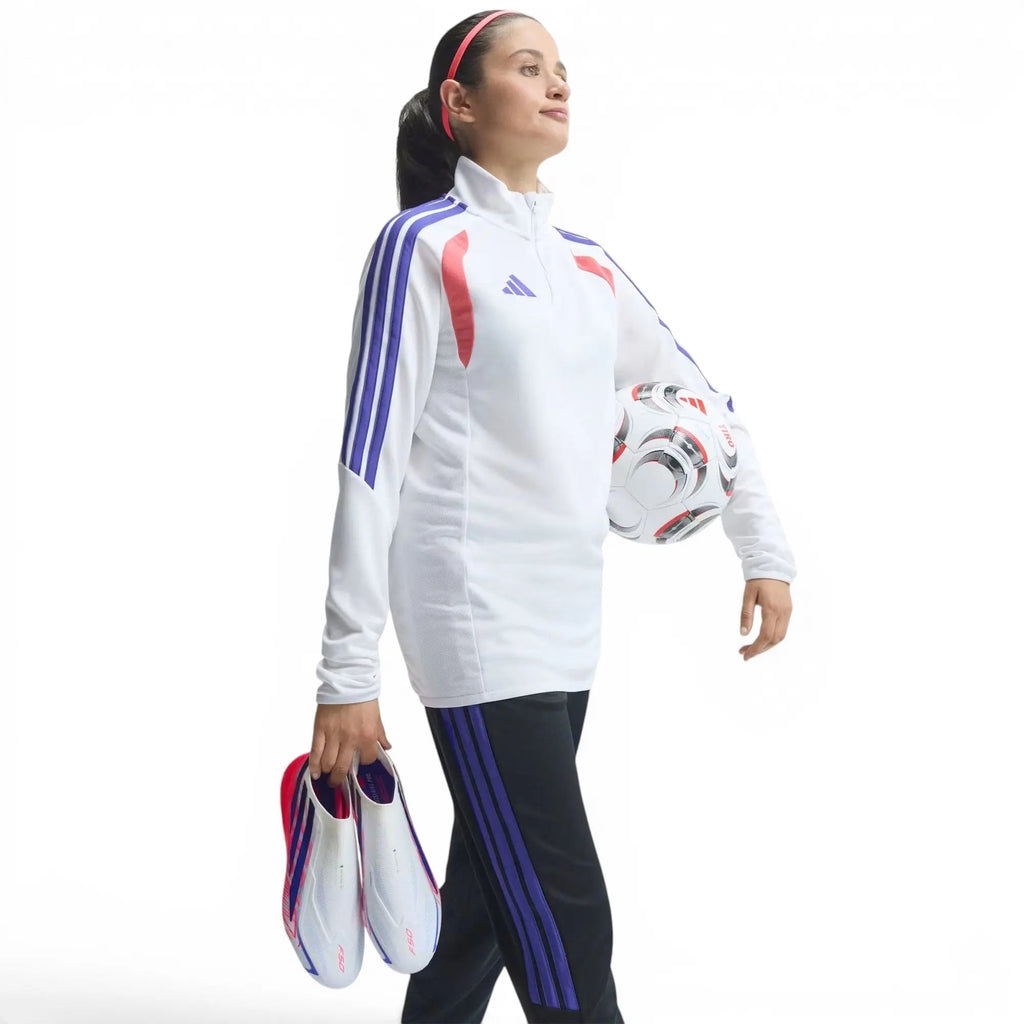 F50 Hyperfast Elite Laceless FG Control or Chaos - Blanc/Violet/Solar Turbo