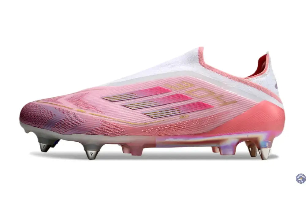 Adidas F50 Elite Laceless SG Lamine Yamal 304 - Rose/Purple Glow Édition Limitée