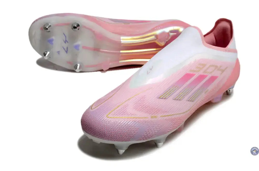 Adidas F50 Elite Laceless SG Lamine Yamal 304 - Rose/Purple Glow Édition Limitée