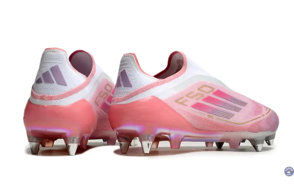 Adidas F50 Elite Laceless SG Lamine Yamal 304 - Rose/Purple Glow Édition Limitée