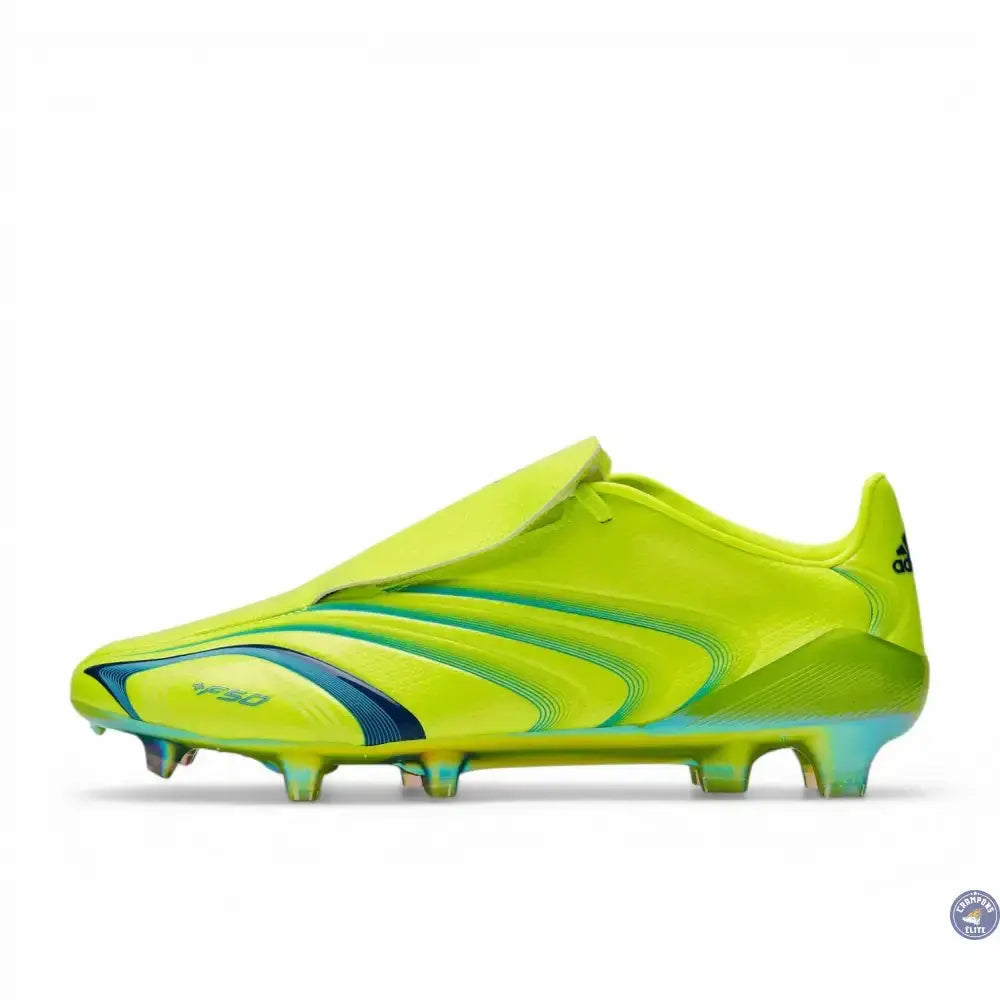 Adidas F50 Elite x Tunit FG - Citron/Bleu Royal/Aquamarine