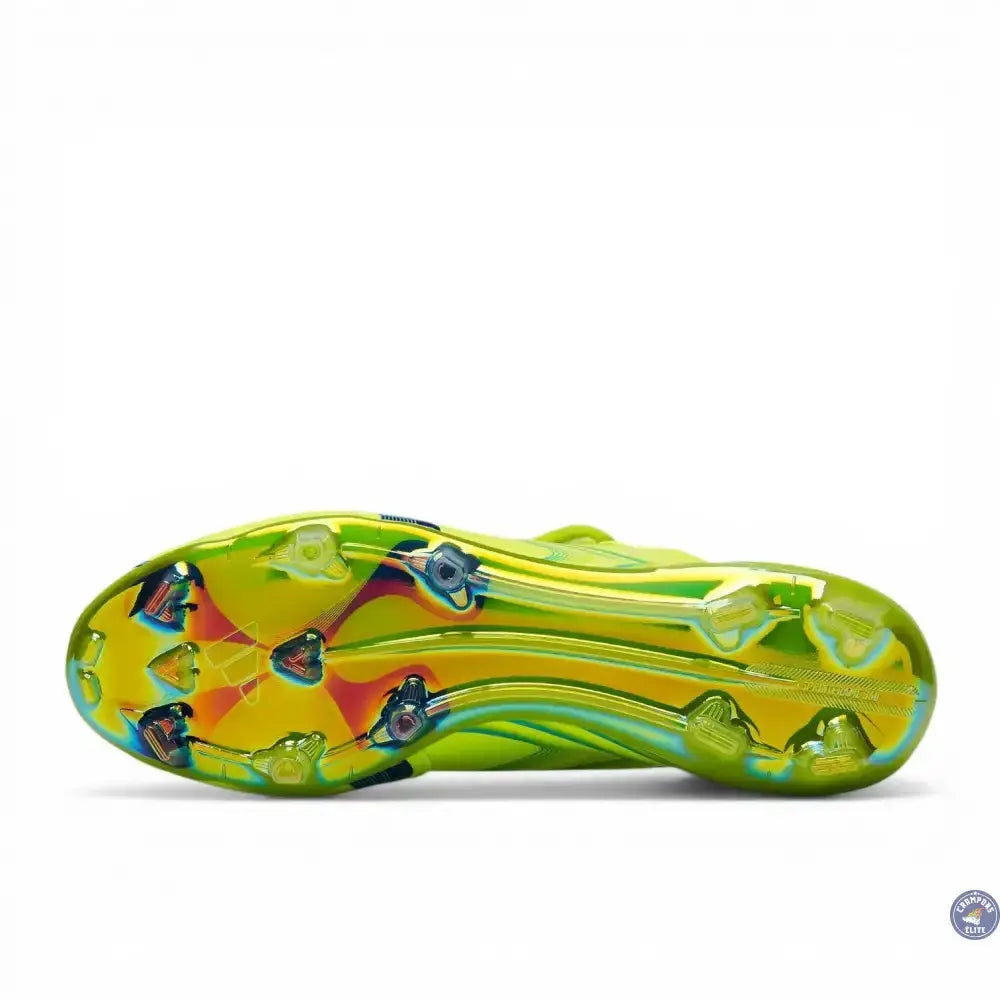 Adidas F50 Elite x Tunit FG - Citron/Bleu Royal/Aquamarine