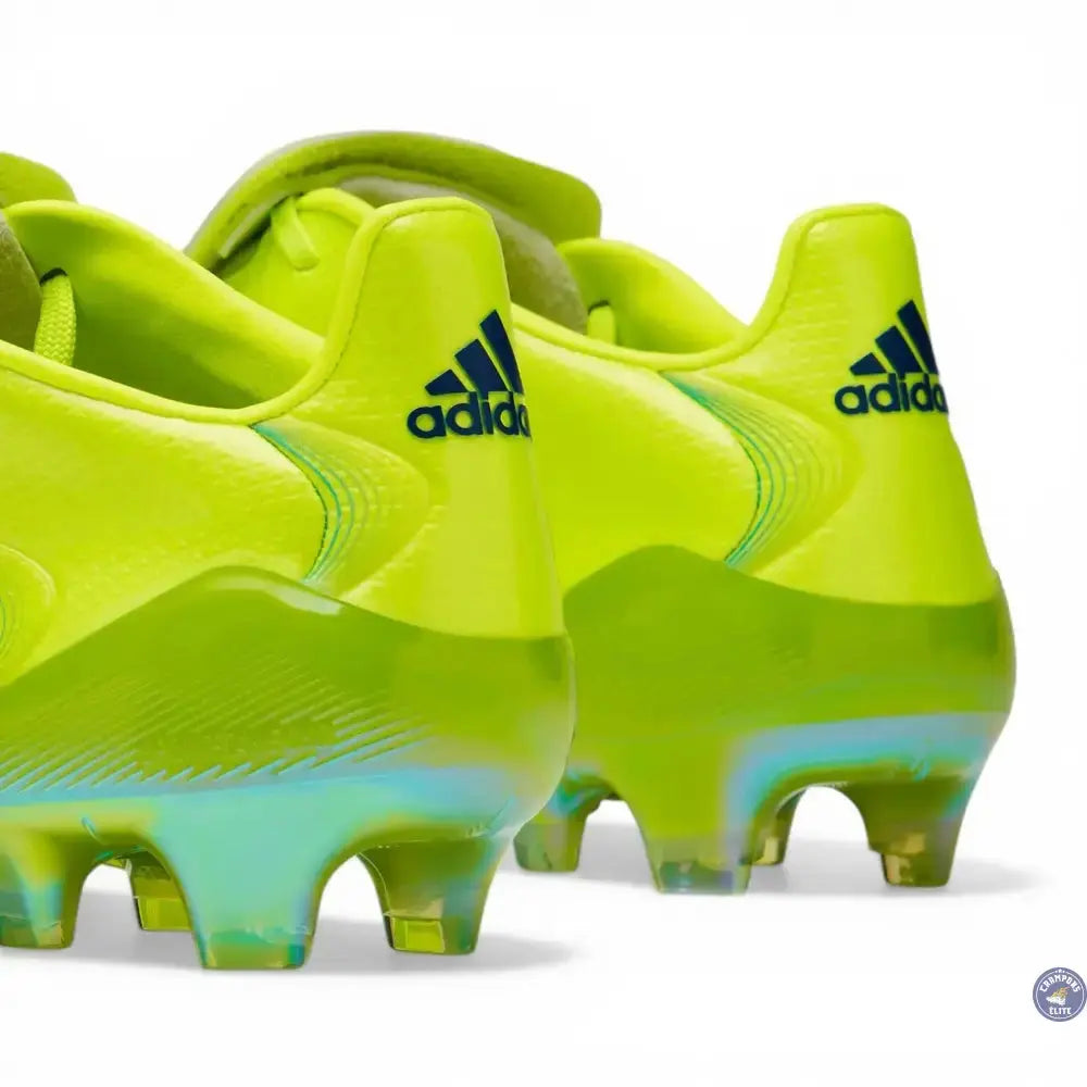 Adidas F50 Elite x Tunit FG - Citron/Bleu Royal/Aquamarine
