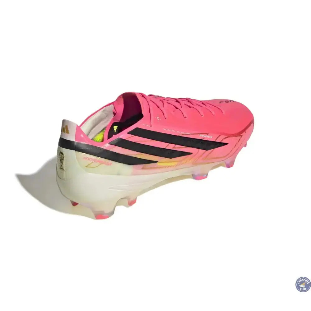 Adidas F50 Hyperfast Elite FG Road to Glory - Solar Turbo/Noir/Doré
