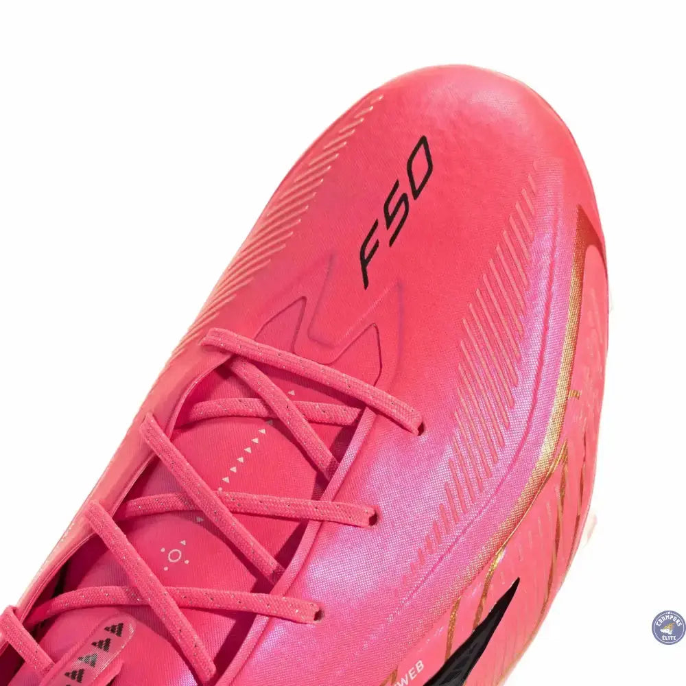 Adidas F50 Hyperfast Elite FG Road to Glory - Solar Turbo/Noir/Doré