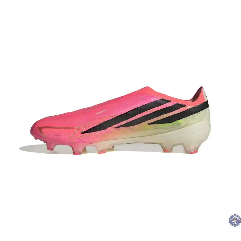 Adidas F50 Hyperfast Elite Laceless FG Road to Glory - Solar Turbo/Noir/Doré