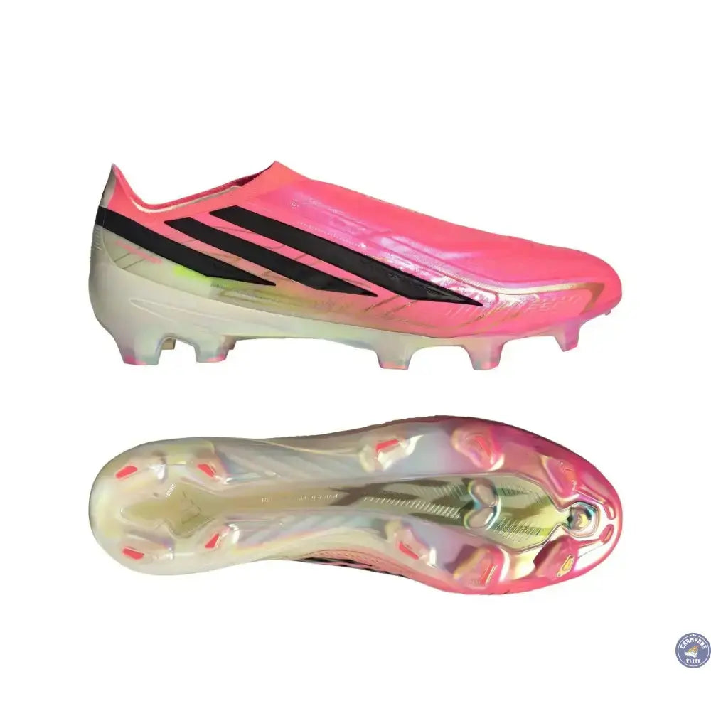 Adidas F50 Hyperfast Elite Laceless FG Road to Glory - Solar Turbo/Noir/Doré