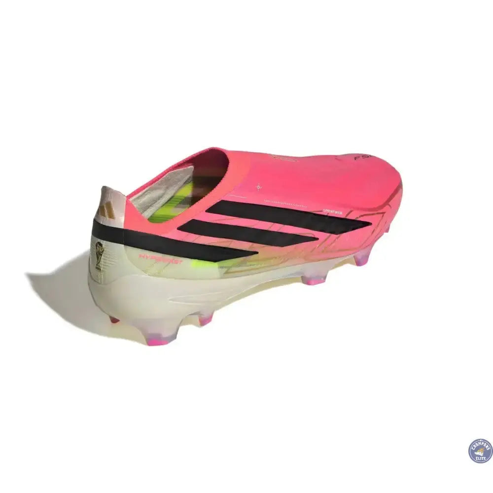 Adidas F50 Hyperfast Elite Laceless FG Road to Glory - Solar Turbo/Noir/Doré