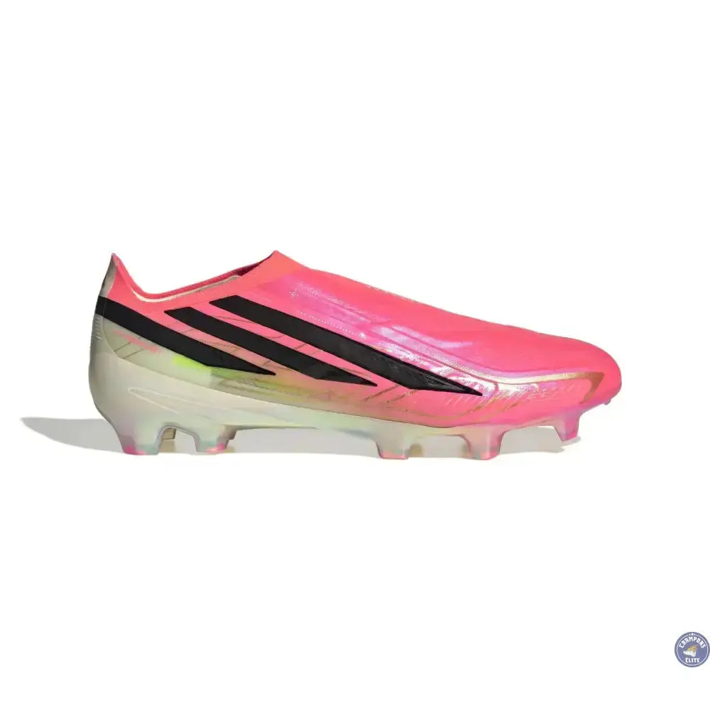 Adidas F50 Hyperfast Elite Laceless FG Road to Glory - Solar Turbo/Noir/Doré