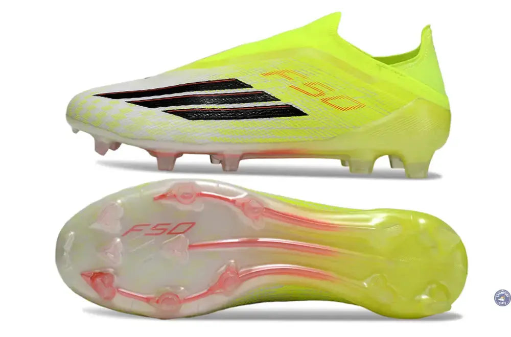 Adidas F50 Laceless Elite FG Born For Goals - Jaune/Noir/Rouge