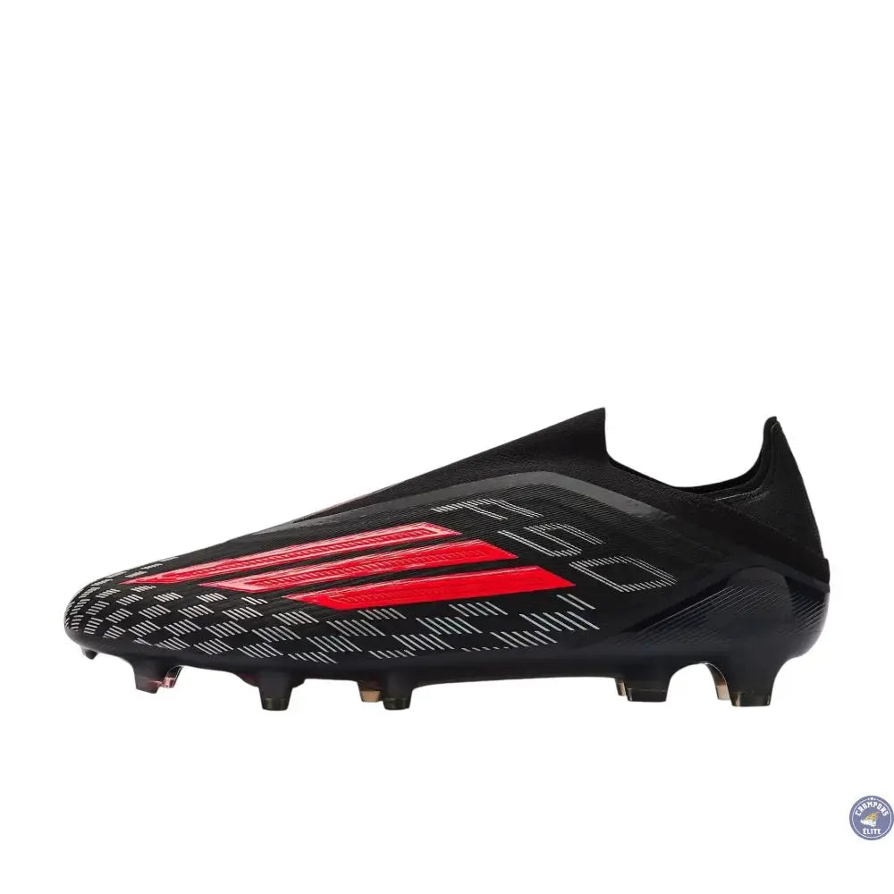 Adidas F50 Laceless Elite FG DNA Pack - Noir/Gris/Rouge