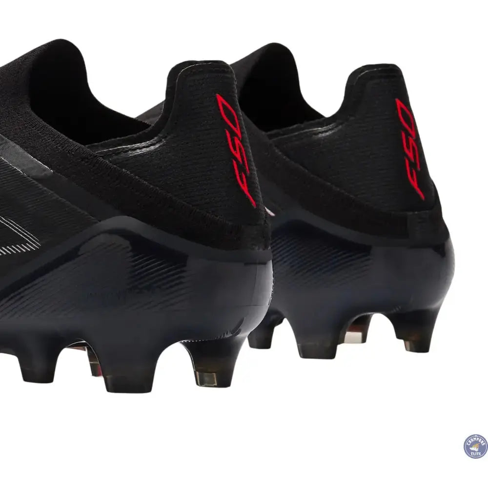 Adidas F50 Laceless Elite FG DNA Pack - Noir/Gris/Rouge