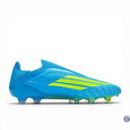 Adidas F50 Laceless Elite FG Ice Cold Precision - Bleu/Jaune
