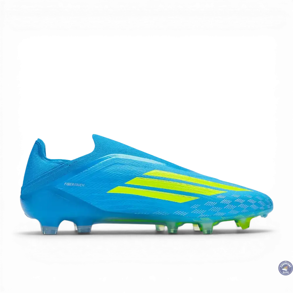 Adidas F50 Laceless Elite FG Ice Cold Precision - Bleu/Jaune