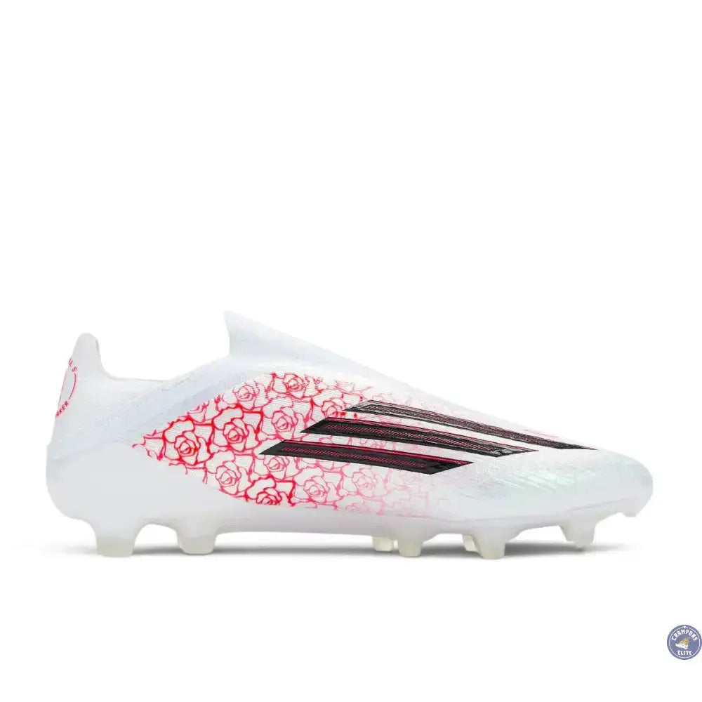 Adidas F50 Laceless Elite FG Lamine Yamal Heartbreaker - Blanc/Rose