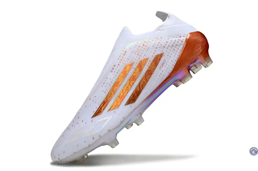 Adidas F50 Laceless Elite FG x Mohamed Salah AFCON - Blanc/Bronze Édition Limitée