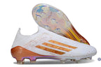 Adidas F50 Laceless Elite FG x Mohamed Salah AFCON - Blanc/Bronze Édition Limitée