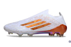 Adidas F50 Laceless Elite FG x Mohamed Salah AFCON - Blanc/Bronze Édition Limitée