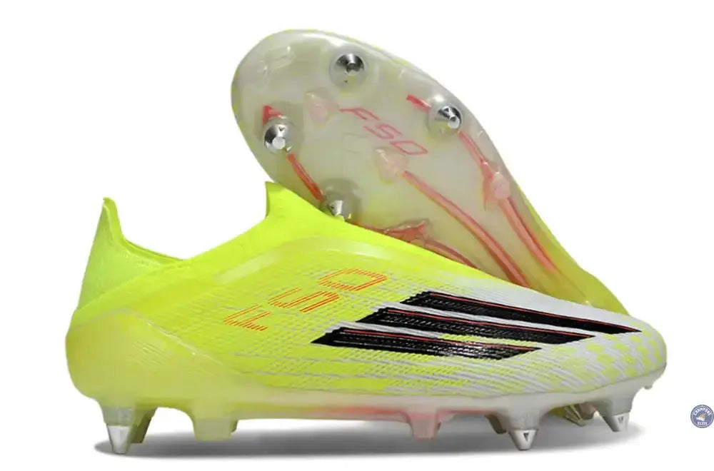 Adidas F50 Laceless Elite SG Born For Goals - Jaune/Noir/Rouge