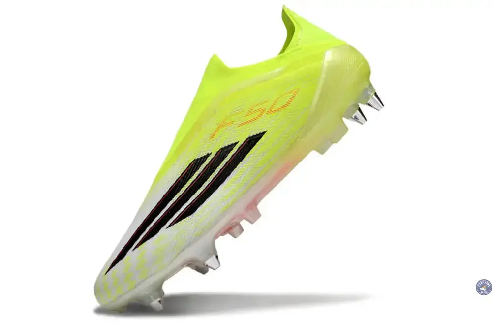 Adidas F50 Laceless Elite SG Born For Goals - Jaune/Noir/Rouge