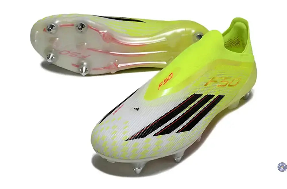 Adidas F50 Laceless Elite SG Born For Goals - Jaune/Noir/Rouge