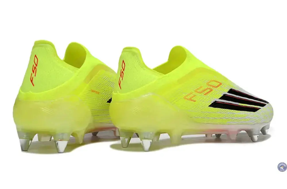 Adidas F50 Laceless Elite SG Born For Goals - Jaune/Noir/Rouge