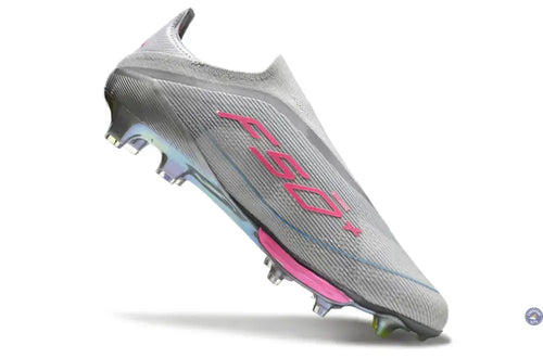 Adidas F50 + Laceless FG Concept Gris/Rose/Jaune
