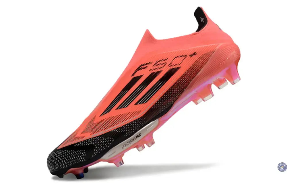 Adidas F50 + Laceless FG Vivid Horizon - Turbo/Aurora Black/Argenté
