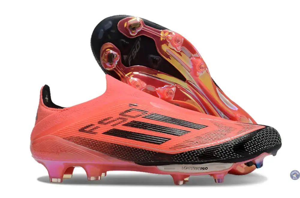 Adidas F50 + Laceless FG Vivid Horizon - Turbo/Aurora Black/Argenté