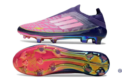 Adidas F50 Laceless Lamine Yamal 2 - Violet/Rose/Jaune Fluo