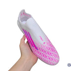 Adidas F50 Laceless Sparkfusion Elite FG/AG Trinity - Blanc/Rose
