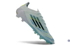 Adidas F50 Sparkfusion League Low Cut Lacets FG Ice Cold Precision - Bleu/Dune Pearl/Jaune