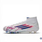 Adidas F50 Sparkfusion Mid Cut Lacets FG - Blanc/Bleu/Rouge