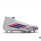 Adidas F50 Sparkfusion Mid Cut Lacets FG - Blanc/Bleu/Rouge