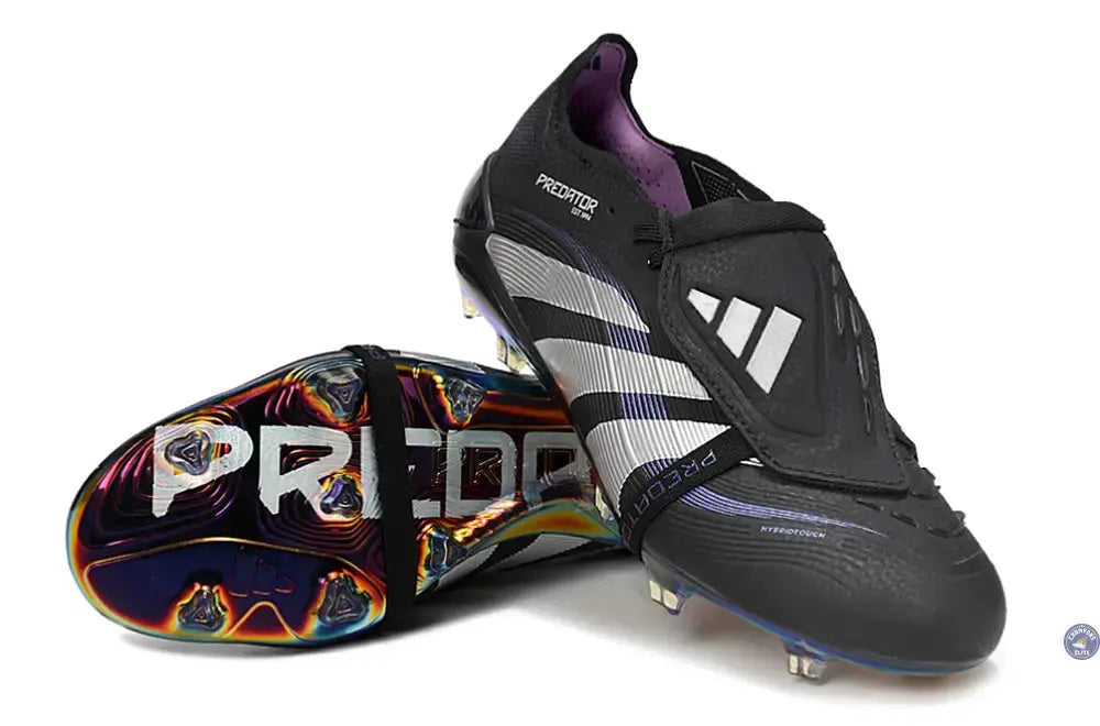Adidas Predator 25 Fold-over Tongue FG - Noir/Violet/Multicolor