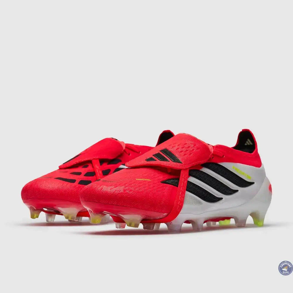 Adidas Predator 26 Elite Fold-over Tongue FG Born For Goals - Rouge/Noir/Blanc
