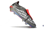 Adidas Predator 26 Elite Fold-over Tongue FG - Gris/Rouge/Blanc