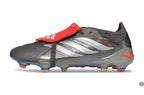 Adidas Predator 26 Elite Fold-over Tongue FG - Gris/Rouge/Blanc