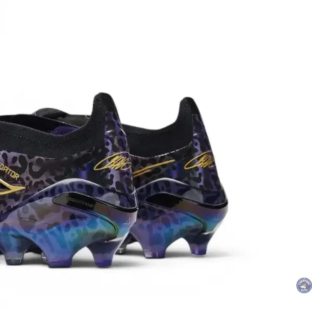 Adidas Predator 26 Elite Fold-over Tongue FG Kaká - Noir/Violet/Doré ÉDITION LIMITÉE