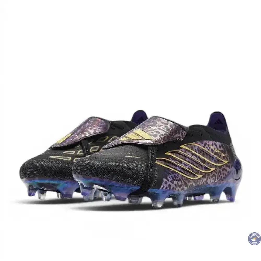 Adidas Predator 26 Elite Fold-over Tongue FG Kaká - Noir/Violet/Doré ÉDITION LIMITÉE