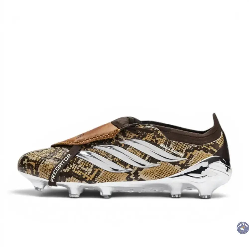 Adidas Predator 26 Elite Fold-over Tongue FG Wales Bonner - Marron/Argenté ÉDITION LIMITÉE
