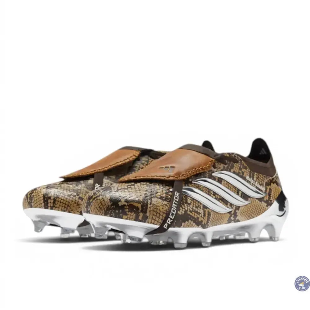 Adidas Predator 26 Elite Fold-over Tongue FG Wales Bonner - Marron/Argenté ÉDITION LIMITÉE
