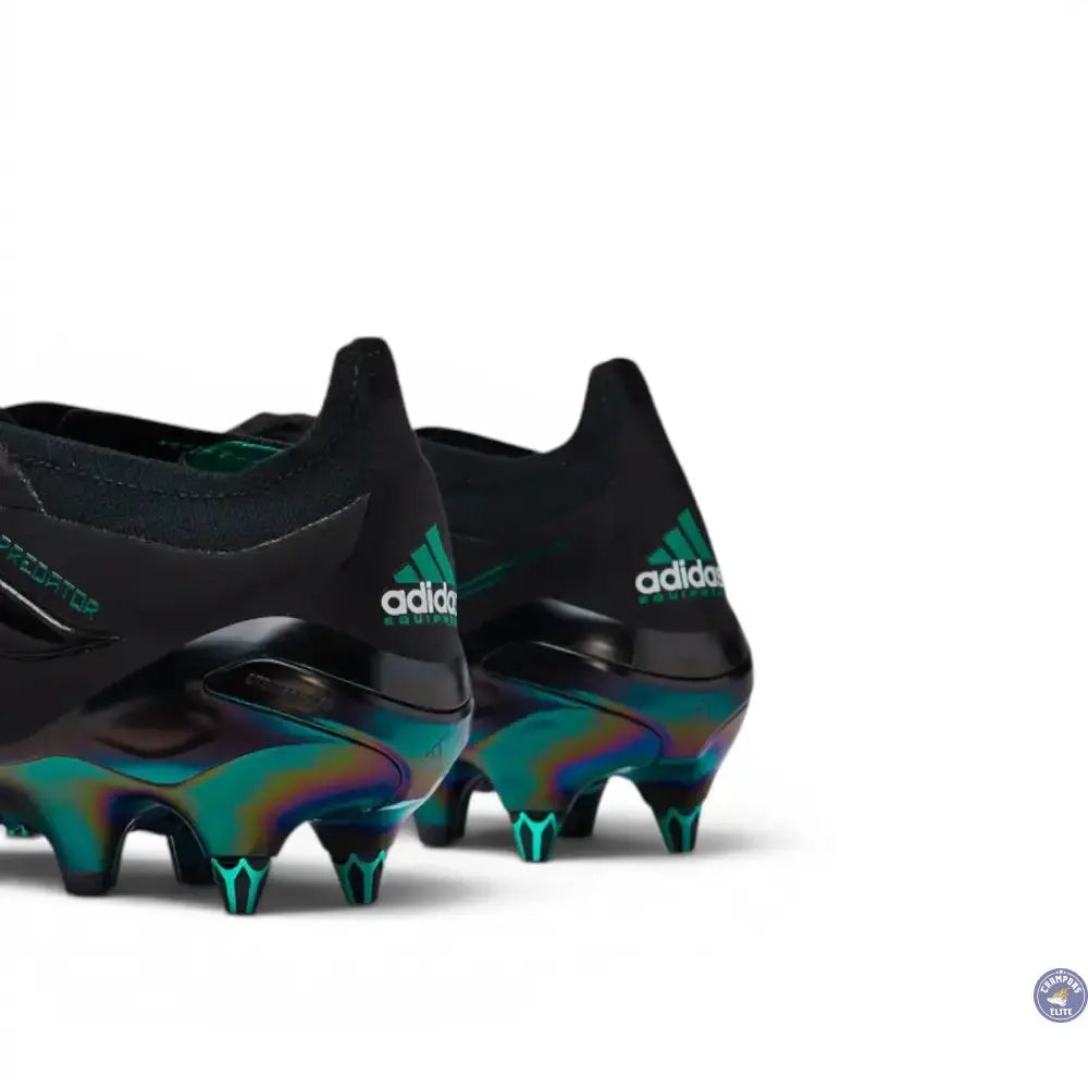 Adidas Predator 26 Elite Fold-over Tongue SG EQT - Noir/Vert ÉDITION LIMITÉE