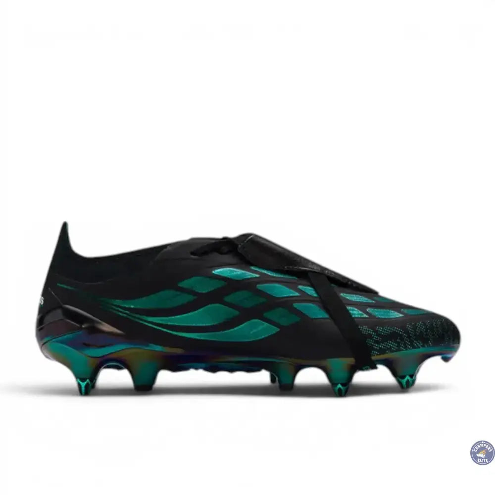 Adidas Predator 26 Elite Fold-over Tongue SG EQT - Noir/Vert ÉDITION LIMITÉE